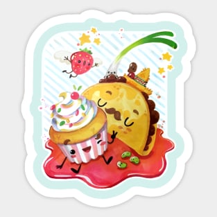 Food Party Sticker